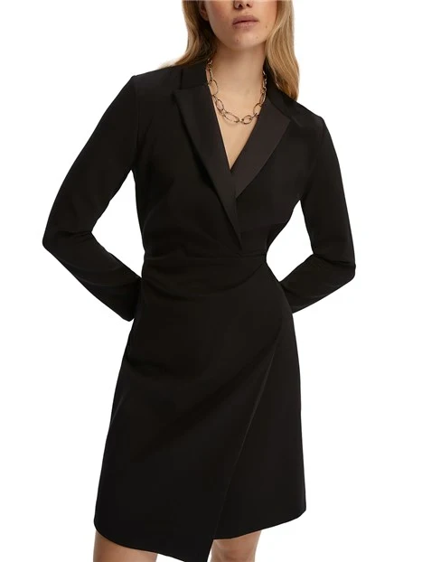 VESTITO BISTRETCH DONNA NERO