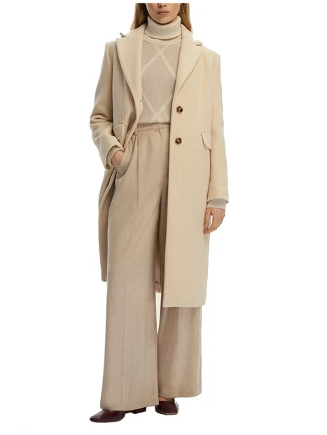 CAPPOTTO IN PANNO DONNA BIANCO