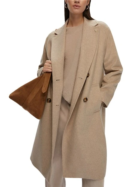 CAPPOTTO IN LANA DONNA BEIGE