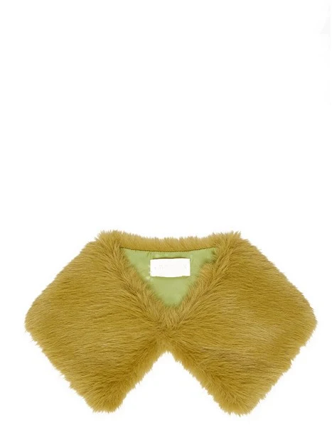 COLLO EFFETTO PELLICCIA CATANIA DONNA VERDE
