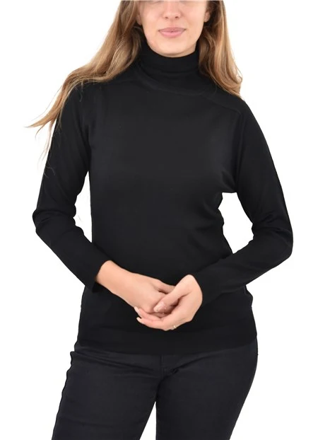 MAGLIA DOLCEVITA FIT ADERENTE DONNA NERO