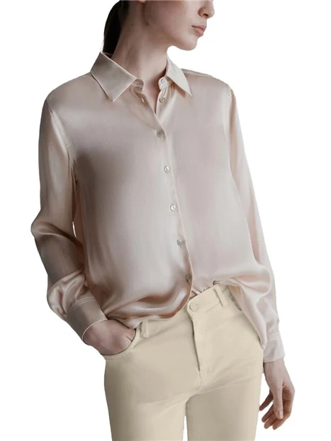 CAMICIA MISTO SETA BUNNY DONNA BIANCO