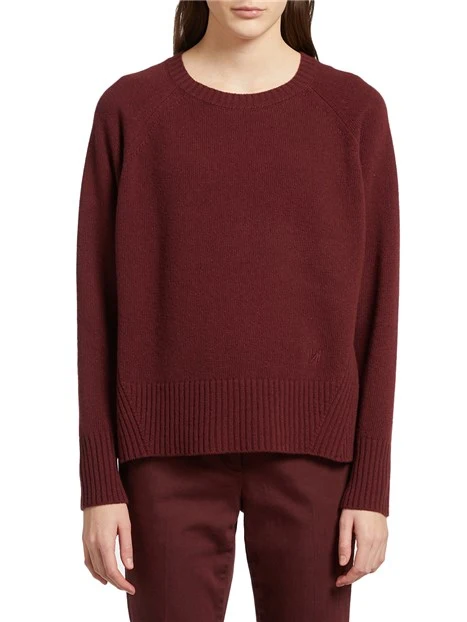 MAGLIA IN LANA CELIA DONNA BORDEAUX