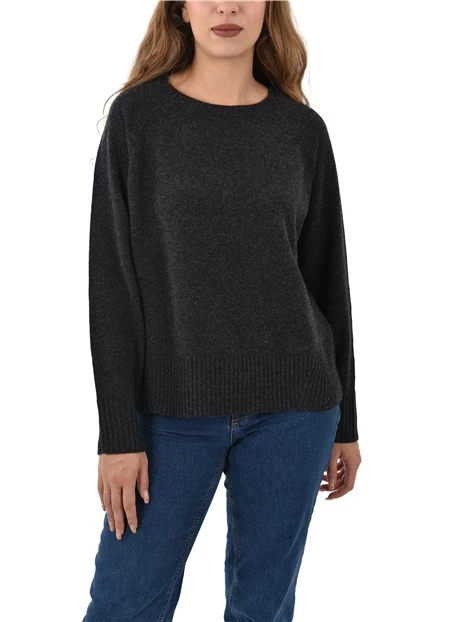 MAGLIA IN LANA CELIA DONNA ANTRACITE