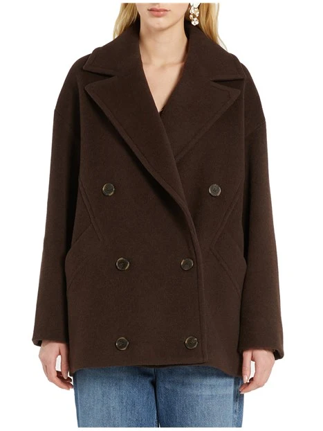 CAPPOTTO CORTO OGGERI DONNA MARRONE