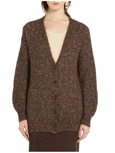 CARDIGAN ARANCIO DONNA MARRONE