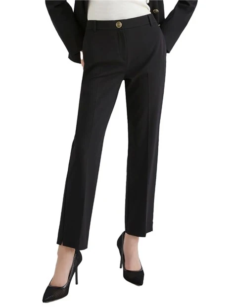 PANTALONE CHINO ALETTA DONNA NERO