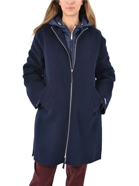 CAPPOTTO CON IMBOTTITURA REMOVIBILE MORIANA DONNA BLU