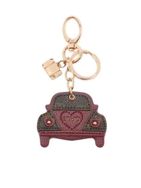 PORTACHIAVI CON PENDENTE AUTOMOBILE DONNA BORDEAUX