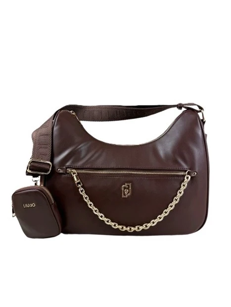 BORSA A SPALLA AF5322E0077 DONNA MARRONE