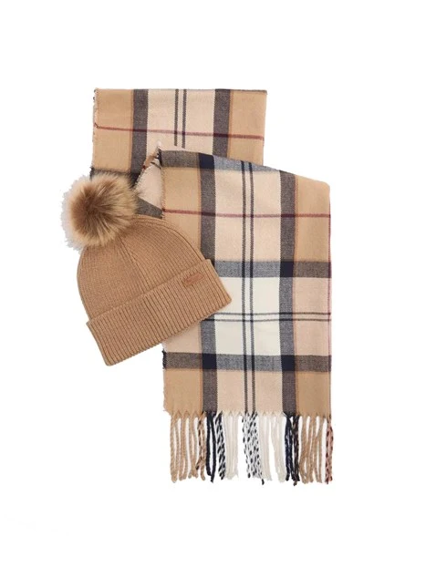 SET REGALO BERRETTO DOVER & SCIARPA HAILES DONNA TORTORA