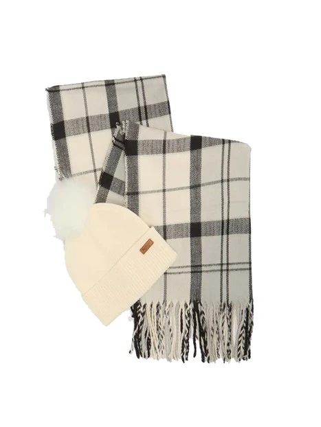 SET REGALO BERRETTO DOVER & SCIARPA HAILES DONNA BIANCO