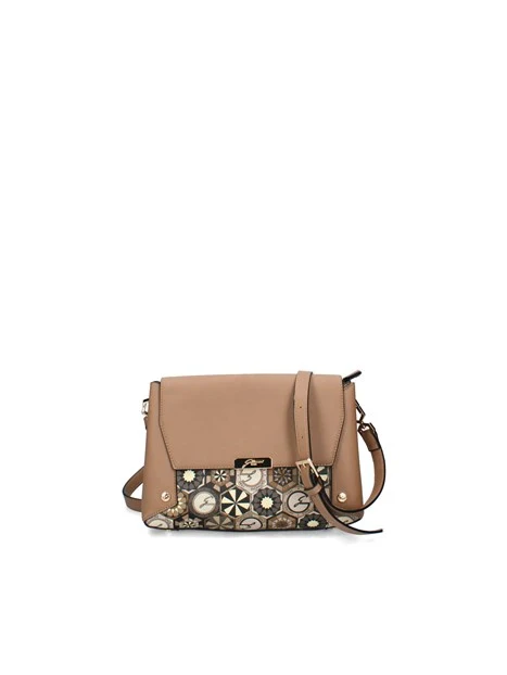 BORSA A SPALLA BINTD8356WZ DONNA BEIGE