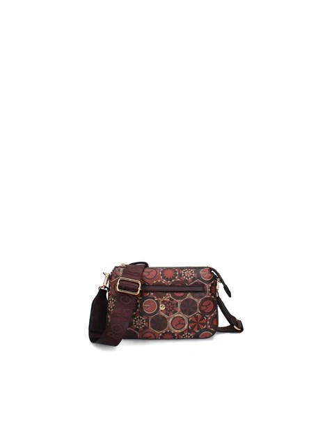 BORSA A SPALLA BINTD8391WZ DONNA BORDEAUX