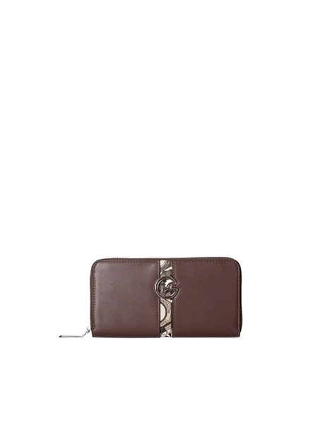 PORTAFOGLIO ESTHER L.ZIP WALLET DONNA MARRONE