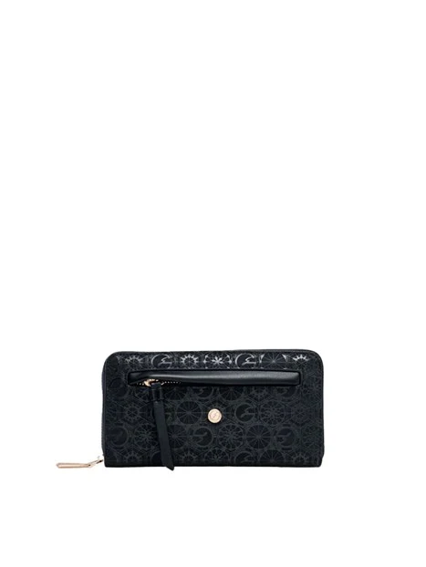 PORTAFOGLIO TEODOSIA CASUAL L.ZIP DONNA NERO