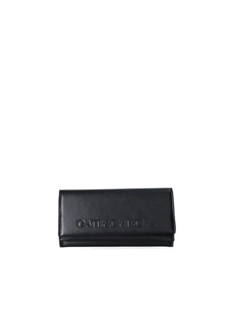PORTAFOGLIO  MEGAN L.ZIP WALLET DONNA NERO