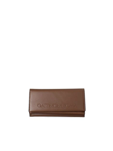 PORTAFOGLIO MEGAN L.ZIP WALLET DONNA MARRONE