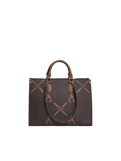 BORSA A SPALLA 15919-MIL-W4B-A DONNA MARRONE