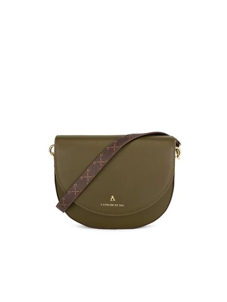 BORSA A SPALLA 17750-MIL-W5B-A DONNA VERDE