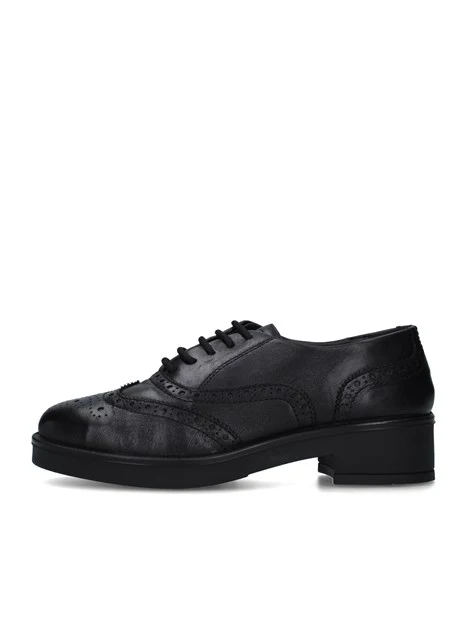 SCARPE CON LACCI 8650300 DONNA NERO