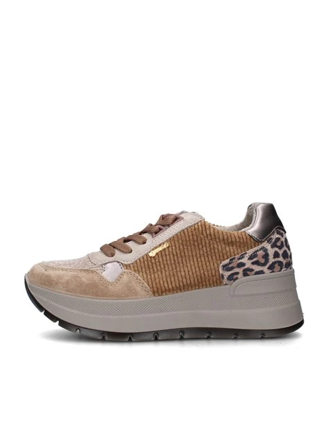 SNEAKERS PLATFORM 8677611 DONNA BEIGE