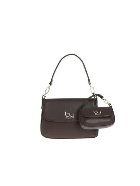 BORSA A SPALLA BYBS46B01 DONNA MARRONE