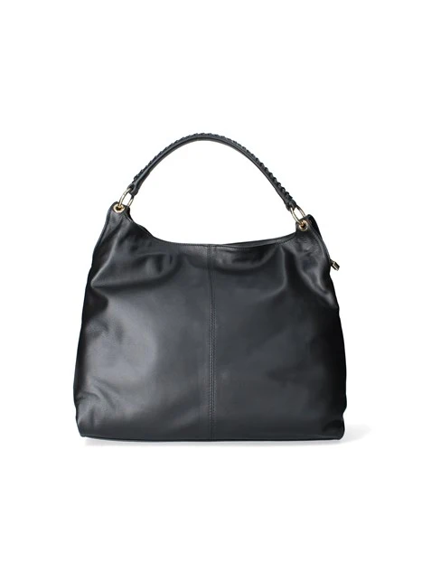 BORSA A SPALLA NH8111 DONNA NERO