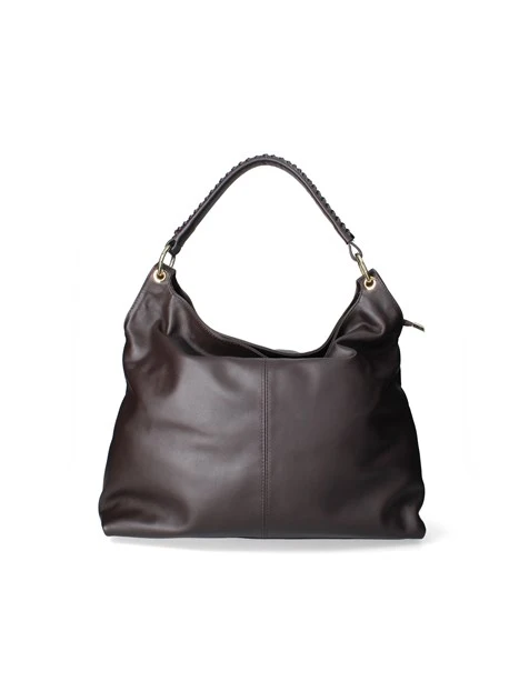 BORSA A SPALLA NH8111 DONNA MARRONE