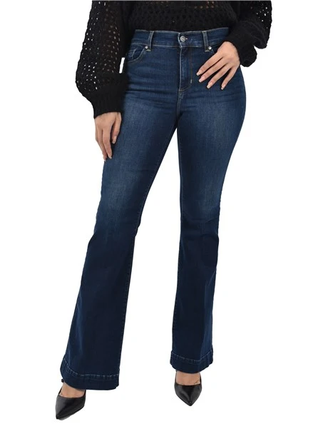 JEANS A ZAMPA MODELLO FLARE DONNA BLU JEANS