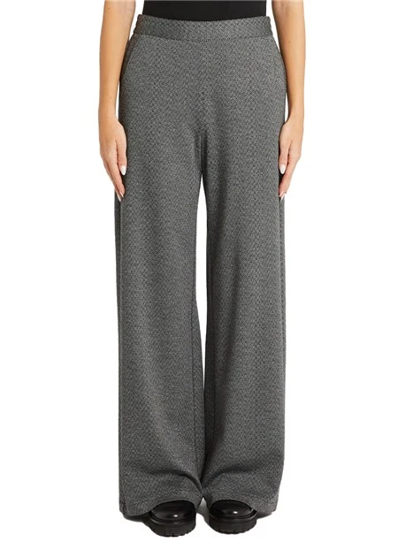 PANTALONE A PALAZZO IN VISCOSA DONNA GRIGIO