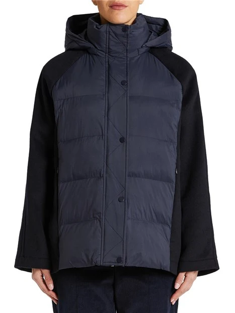 CAPPOTTO CORTO CON IMBOTTITURA DONNA BLU