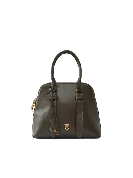 BORSA A MANO IN PELLE DONNA FANGO