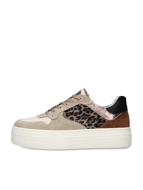 SNEAKERS PLATFORM I514181D DONNA BEIGE