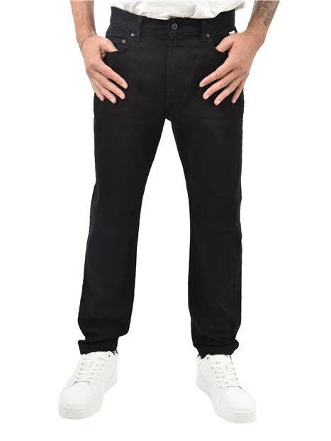 JEANS REGULAR IN COTONE MODELLO 5 TASCHE UOMO