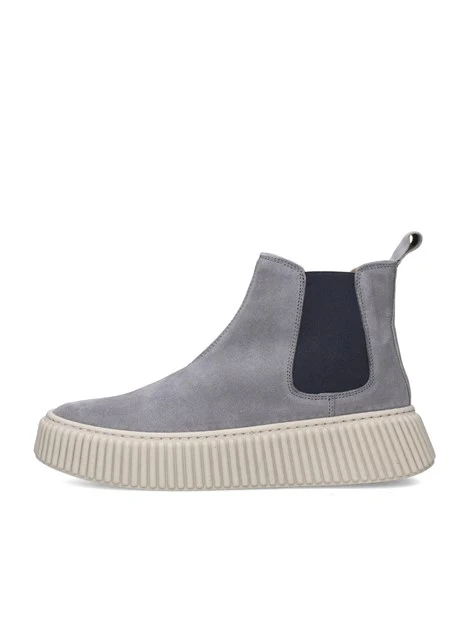 STIVALETTI TACCO BASSO 999-RA DONNA GRIGIO