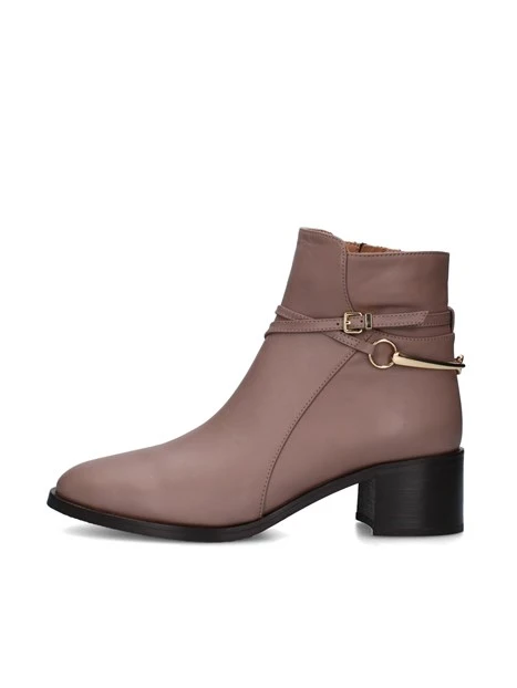 STIVALETTI TACCO ALTO 3007 DONNA TORTORA