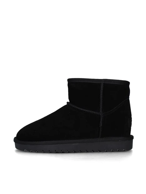 STIVALETTI TACCO BASSO YWED51 DONNA NERO
