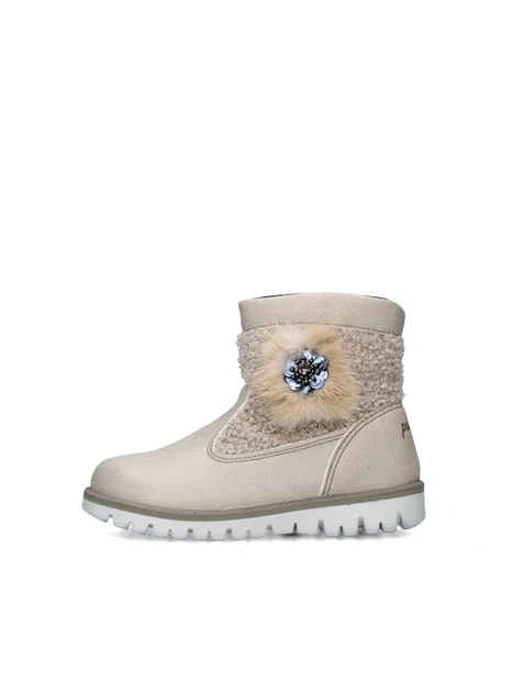 STIVALETTI TACCO BASSO 8850311 BAMBINA BEIGE