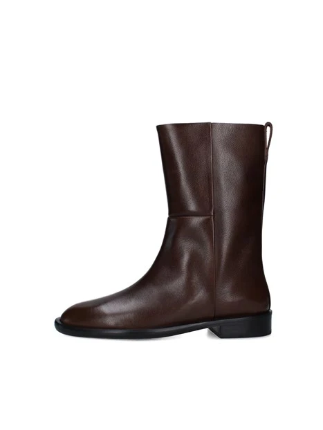 STIVALETTI TACCO BASSO 37437 DONNA MARRONE