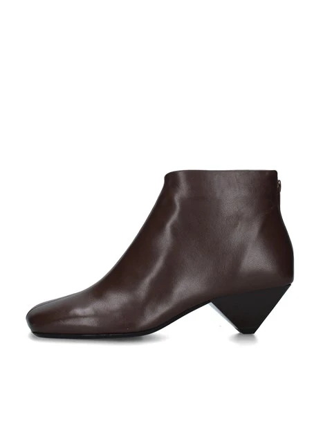 STIVALETTI TACCO ALTO 40155 DONNA MARRONE