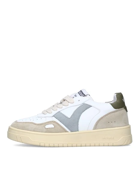 SNEAKERS BASSE 1257101 DONNA BIANCO VERDE