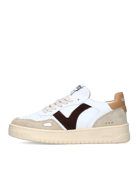 SNEAKERS BASSE 1257101 DONNA BIANCO BEIGE