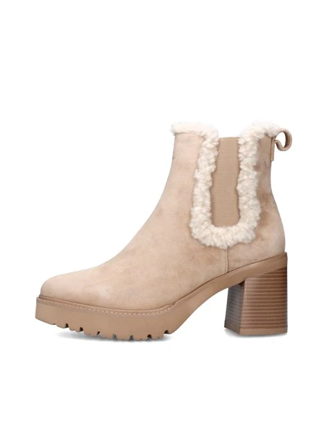 STIVALETTI TACCO ALTO 679969 DONNA BEIGE
