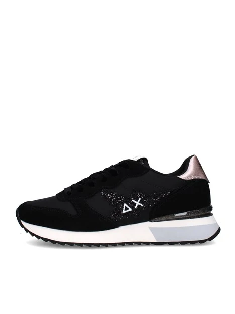 SNEAKERS BASSE STARGIRL GLITTER LOGO Z45217 DONNA NERO