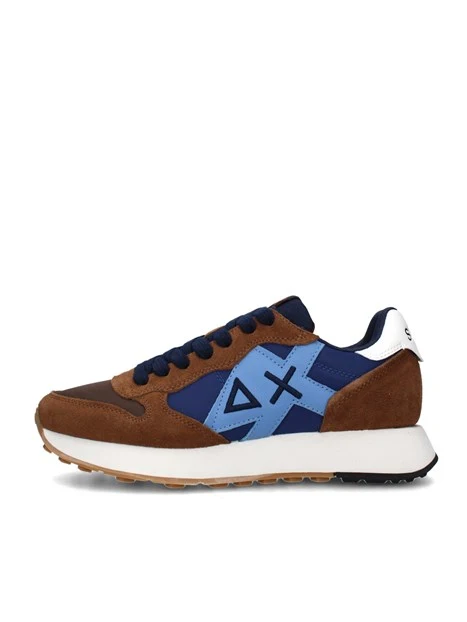 SNEAKERS BASSE JAKI BICOLOR Z45114 UOMO MARRONE