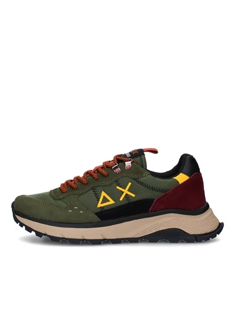 SNEAKERS BASSE FIRE & CAMPING Z45130 UOMO VERDE