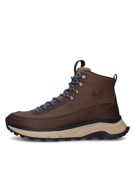 SNEAKERS ALTE FIRE & CAMPING Z45131 UOMO MARRONE