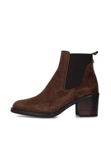STIVALETTI TACCO ALTO 2202 DONNA MARRONE CHIARO