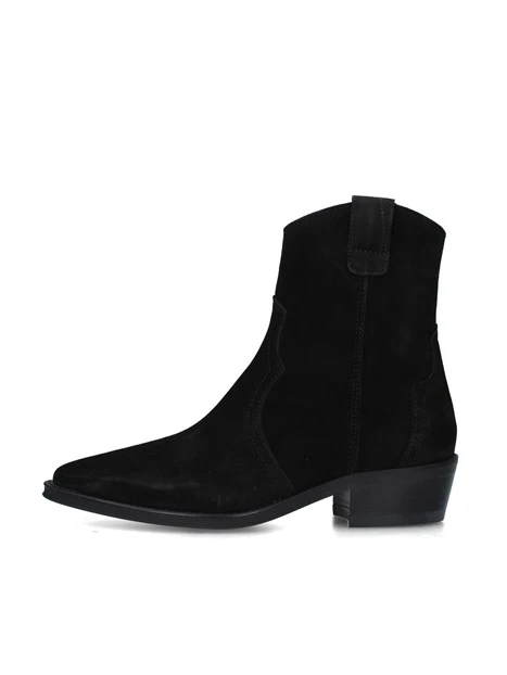 STIVALETTI TACCO BASSO 2548 DONNA NERO